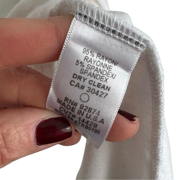 New Ella Moss Boho V-Neck Short Sleeve Tunic Dress Beach Coverup Summer Top XS - Picture 5 of 5